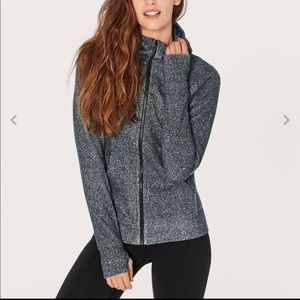 Lululemon Speckled Pattern Scuba Jacket